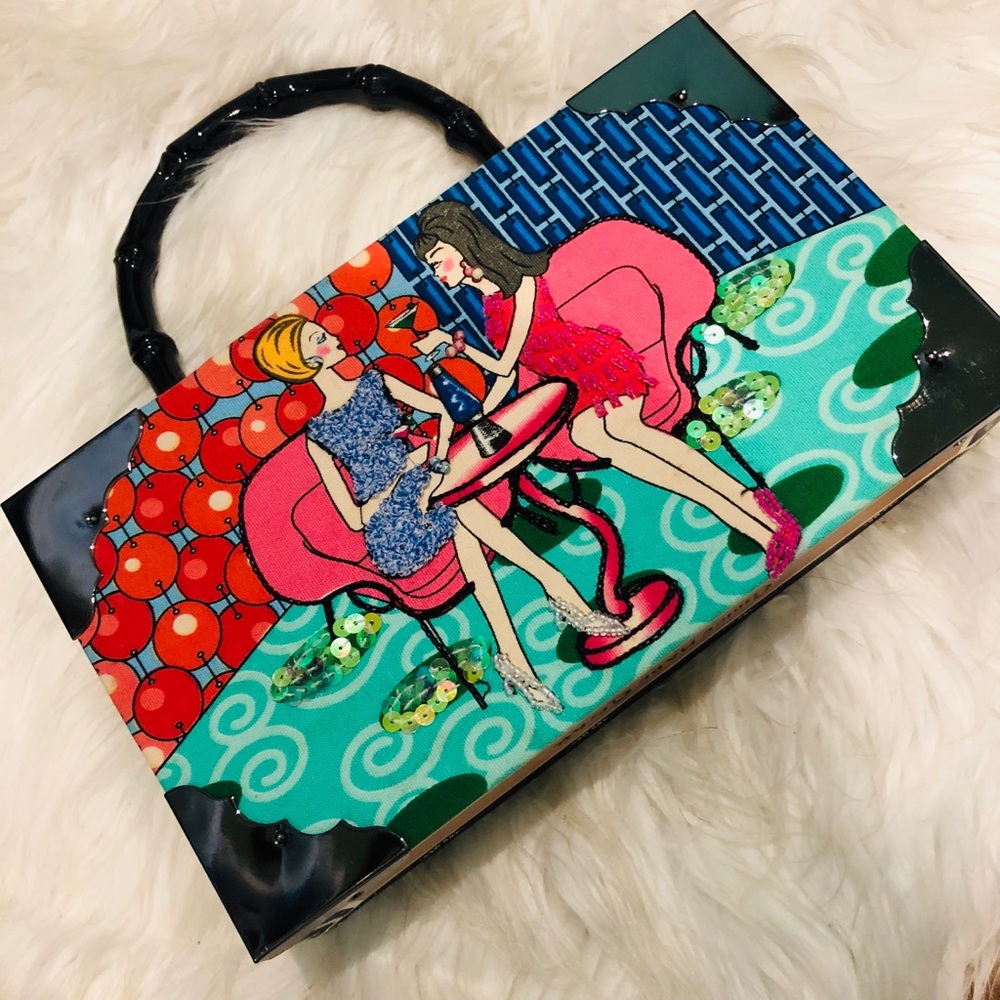 Cigar box purse/clutch